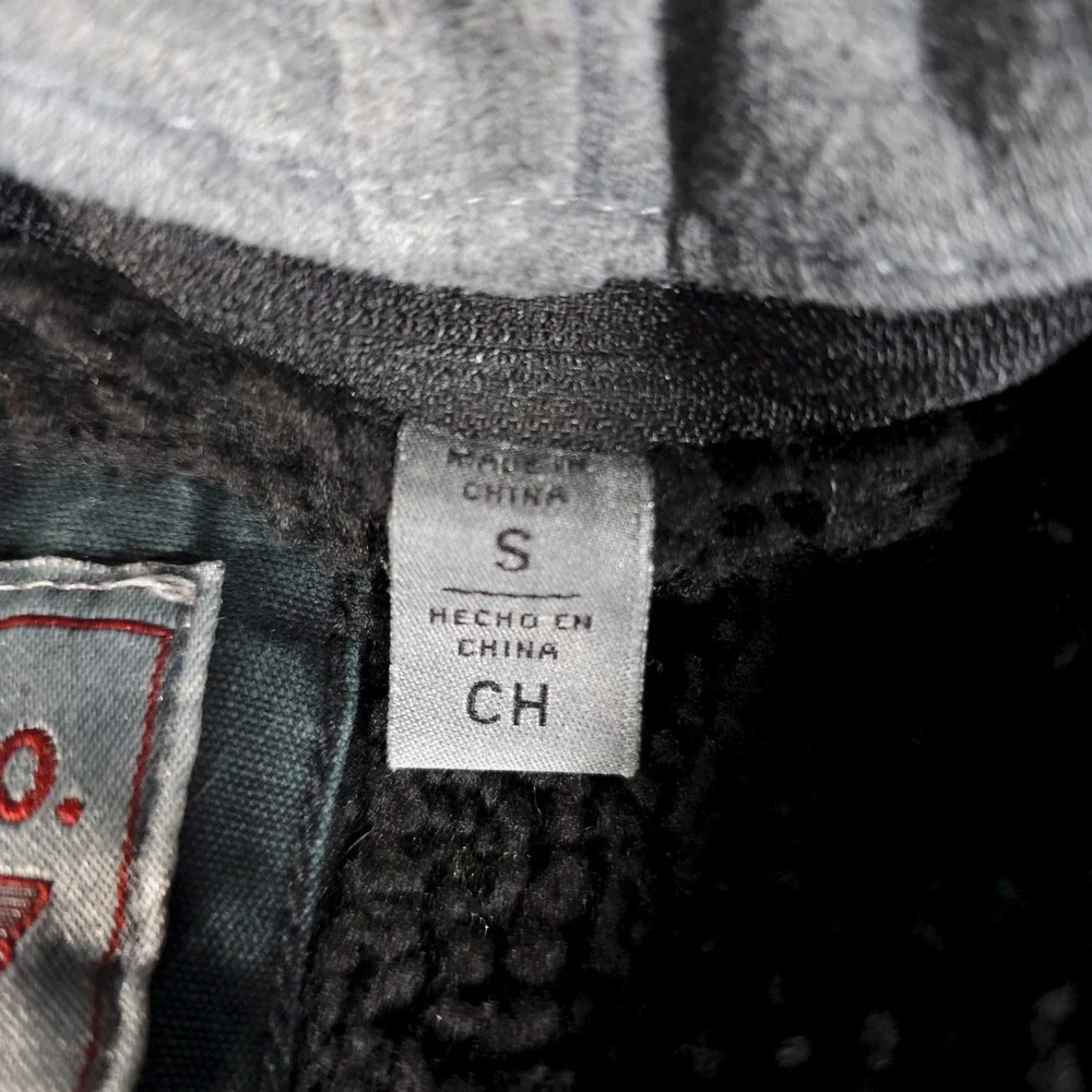 Levi's Black Jacket with Gray Hood